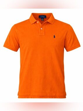 Polo Ralph Lauren Orange Polo Shirt Youth XL 14-16 Classic Pony  Cotton Preppy